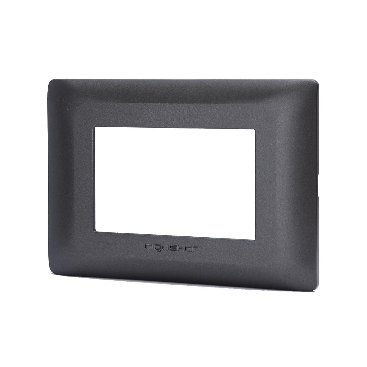 Placca 3 Moduli Testa di Moro In Plastica Compatibile Bticino Matix