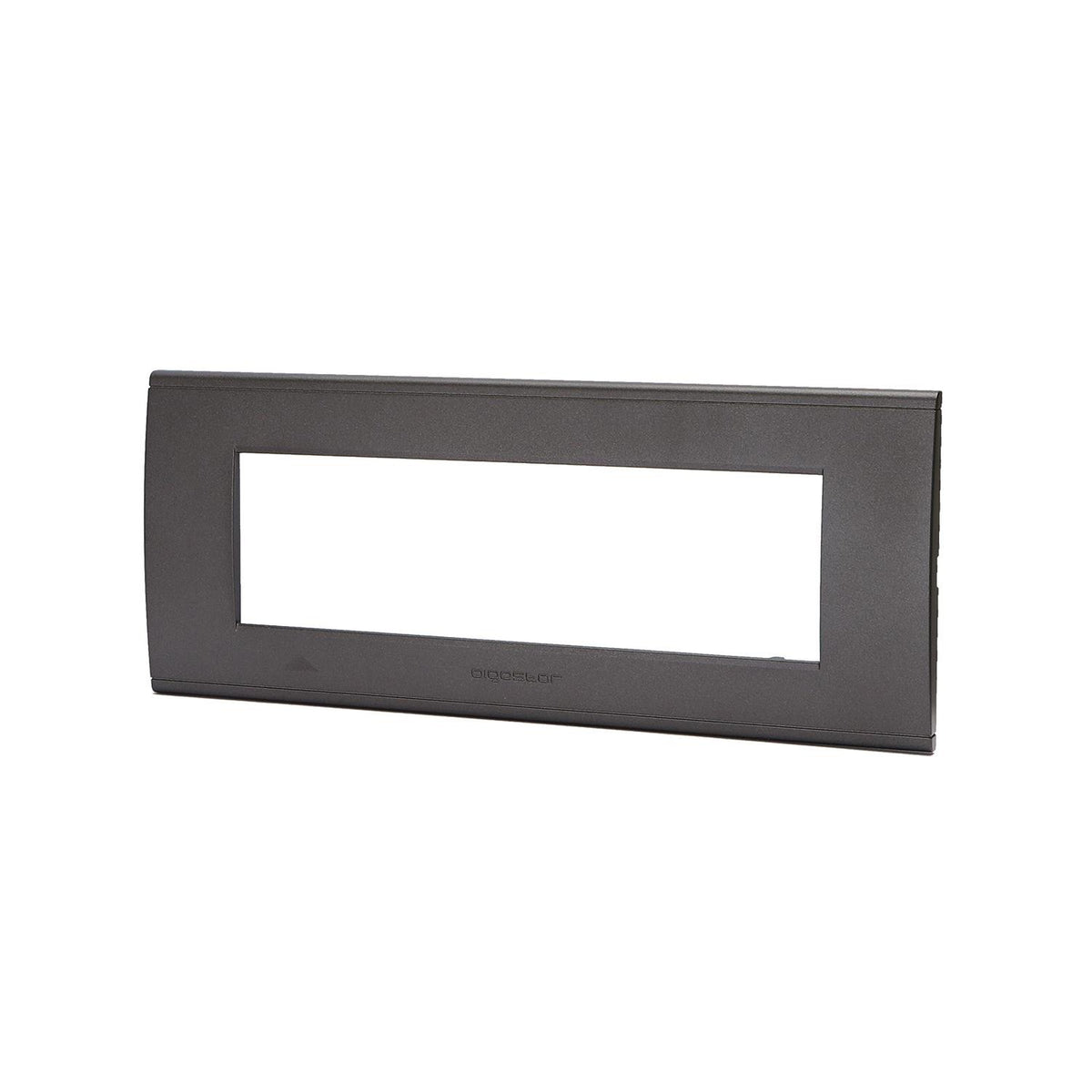 Placca 7 Moduli Testa di Moro In Plastica Compatibile Bticino Living Light