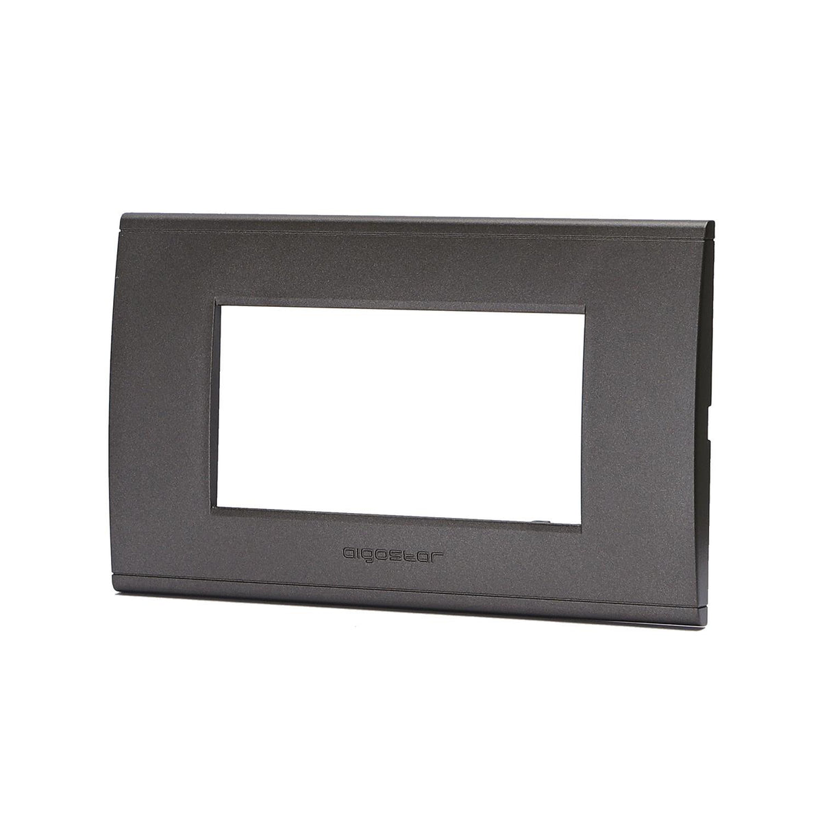 Placca 4 Moduli Testa di Moro In Plastica Compatibile Bticino Living Light