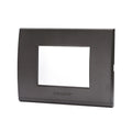 Placca 3 Moduli Testa di Moro In Plastica Compatibile Bticino Living Light