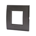 Placca 2 Moduli Testa di Moro In Plastica Compatibile Bticino Living Light