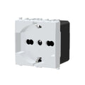 Presa Schuko 10/16a Compatibile Vimar Plana