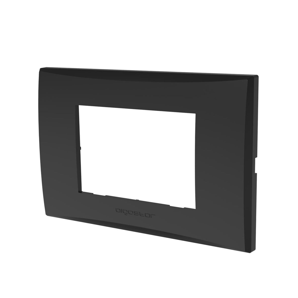 Placca 3 Moduli Testa Di Moro In Plastica Compatibile Vimar Plana