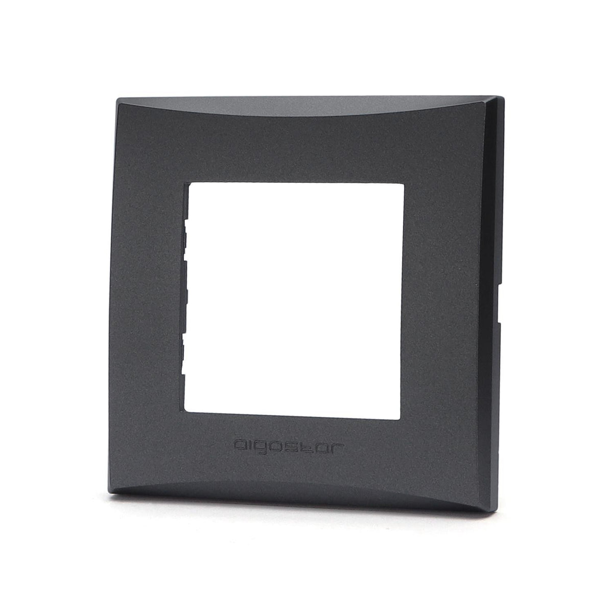 Placca 2 Moduli Testa Di Moro In Plastica Compatibile Vimar Plana