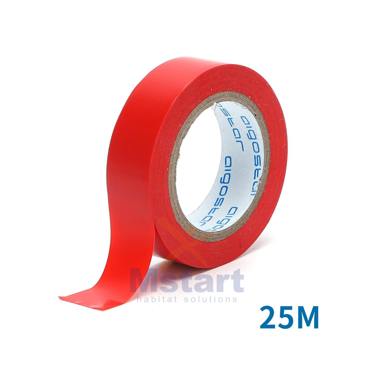 Nastro Isolante Rosso In Pvc Rotoli Da 10 - 15 - 20 - 25 Metri Aigostar