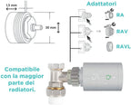 Homcloud Valvola Termostatica per Radiatori Smart Digitale Zigbee