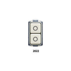 Pulsante Doppio Feb Laser Compatibile Magic Bticino