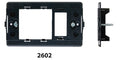 Supporto per Schuko decentrata + 1 modulo Feb Laser Compatibile Magic Bticino