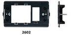 Supporto per Schuko decentrata + 1 modulo Feb Laser Compatibile Magic Bticino