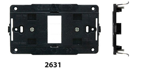Supporto 1 modulo per scatola tonda Feb Laser Compatibile Magic Bticino