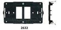 Supporto 2 moduli per scatola tonda Feb Laser Compatibile Magic Bticino