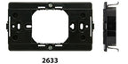 Supporto per Schuko centrata per scatola tonda Feb Laser Compatibile Magic Bticino