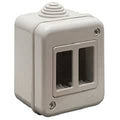 Contenitore 2 moduli IP 40 Compatibile Magic Bticino e Gewiss System