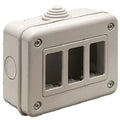 Contenitore 3 moduli IP 40 Compatibile Magic Bticino e Gewiss System