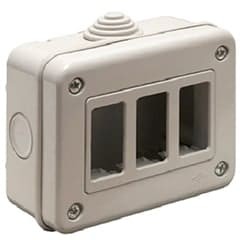 Contenitore 3 moduli IP 40 Compatibile Magic Bticino e Gewiss System
