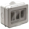 Contenitore IP55 3 Moduli Con Portello Compatibile Magic Bticino e Gewiss System