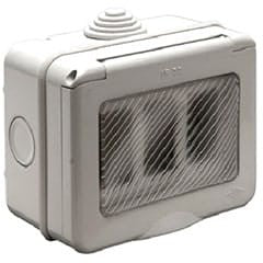 Contenitore IP55 3 Moduli Con Portello Compatibile Magic Bticino e Gewiss System