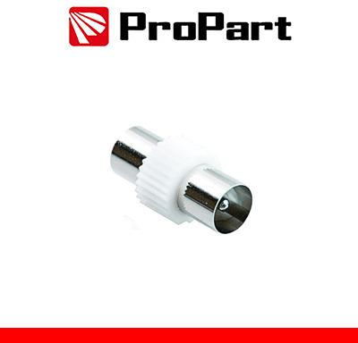 Adattatore antenna TV 75 Ω Spina - Spina 9.5mm