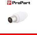 Spina antenna TV 75 Ω 9.5mm