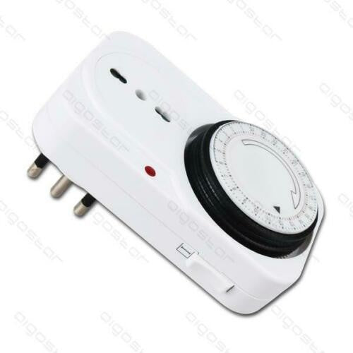 Aigostar Presa Temporizzata con Timer Meccanico Giornaliero 24H 16A Max 3680W