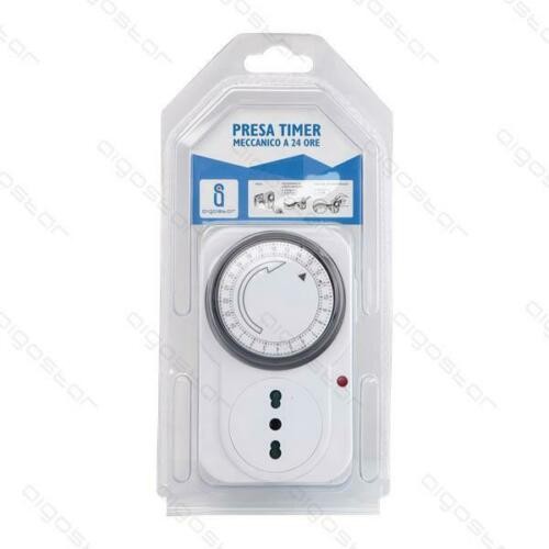 Aigostar Presa Temporizzata con Timer Meccanico Giornaliero 24H 16A Max 3680W