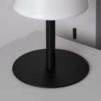 Lampada da Tavolo LED Ricaricabile Nero IP44 In Alluminio e Policarbonato