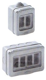 Contenitore IP55 4 Moduli Con Portello Compatibile Magic Bticino e Gewiss System