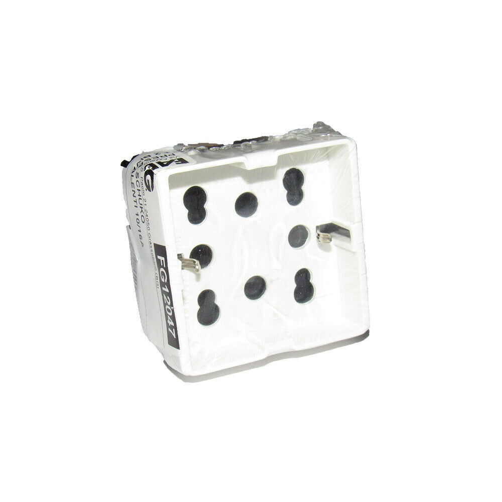 Faeg Frutto Compatibile serie System Gewiss presa schuko + 2 bivalenti 10A 16A
