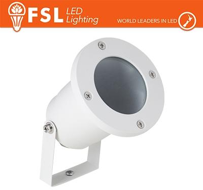 Faretto giardino orientabile picchetto ip65 gu10 Bianco
