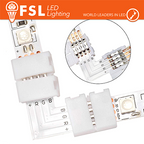 Connettore Rapido L per Strip 10mm LED RGB/RGBW FSL