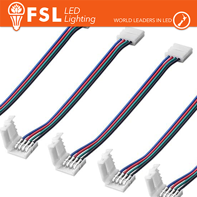 Connettore Rapido 2END per Strip 10mm LED RGB FSL