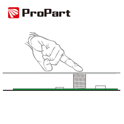 Dimmer interruttore touch 1 canale MAX 24V/76W Propart