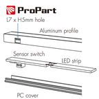 Sensore Switch per porte armadi e cassetti MAX 24V/96W Propart