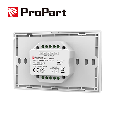 Telecomando RGB/RGBW 4 zone RF2.4G + DMX512 per scatola 503 Propart