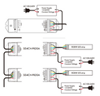 Amplificatore RGB/RGBW 20A 4 canali da 6A 12-36V Propart