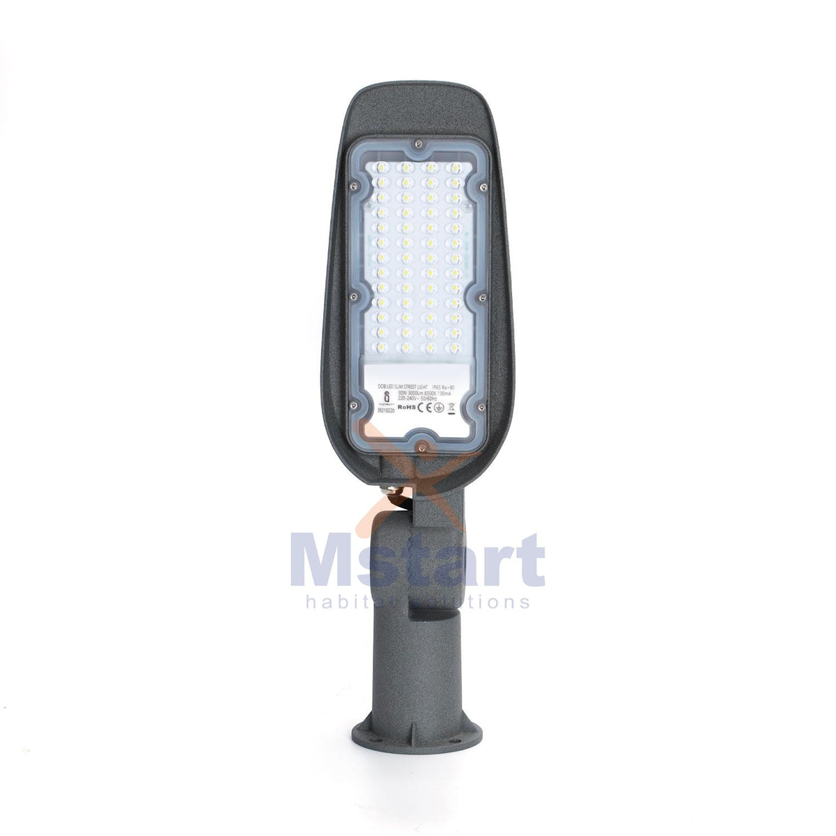 Armatura Stradale Lampione Led 30W Aigostar IP65 Bianco Freddo 6500K