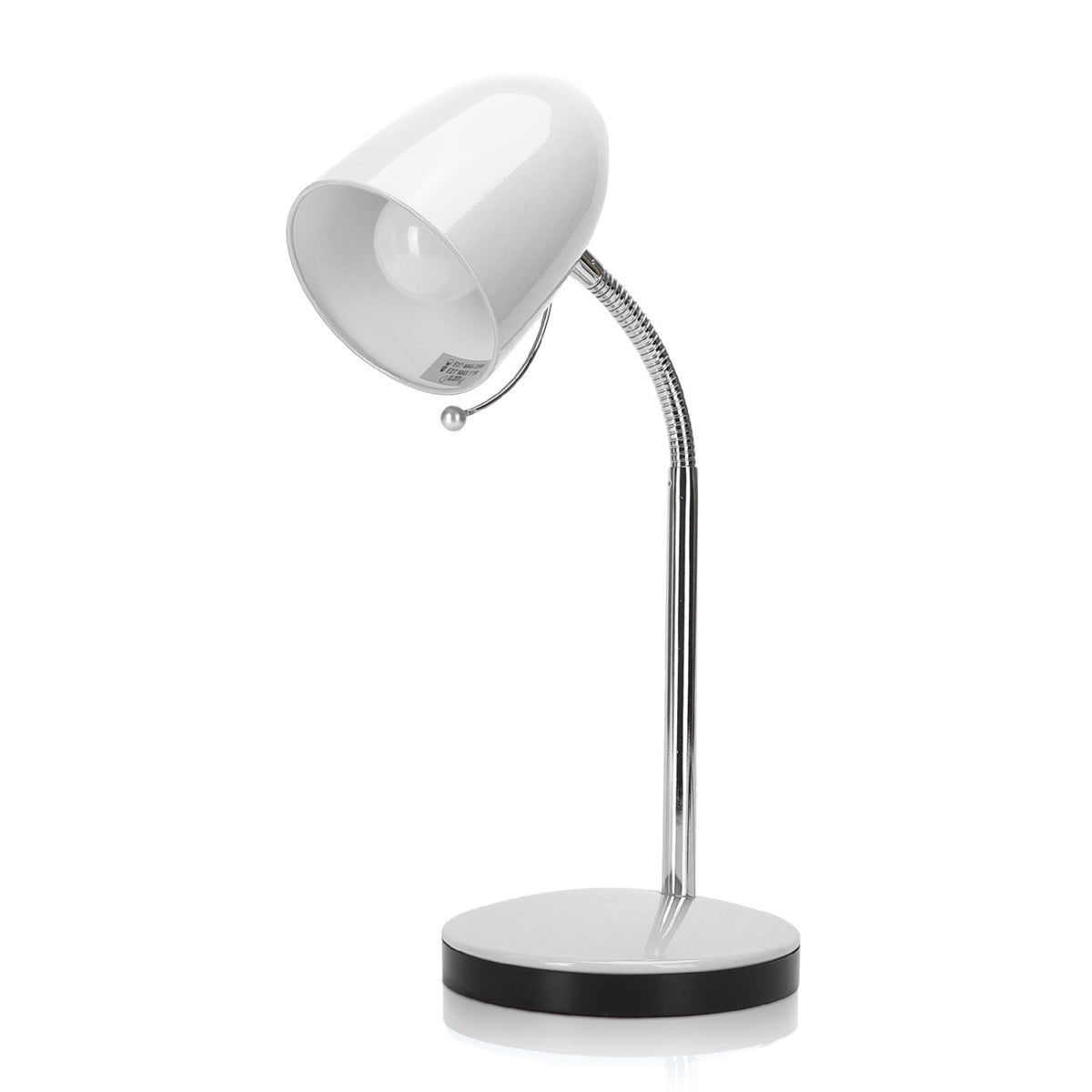 Lampada Da Tavolo Aigostar Flex per lampadine E27 Bianca