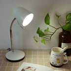 Lampada Da Tavolo Aigostar Flex per lampadine E27 Bianca