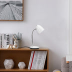 Lampada Da Tavolo Aigostar Flex per lampadine E27 Bianca