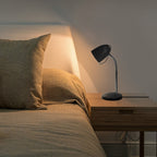 Lampada Da Tavolo Aigostar Flex per lampadine E27 Nera