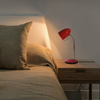 Lampada Da Tavolo Aigostar Flex per lampadine E27 Rossa