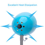 Lampada Da Tavolo Aigostar Flex per lampadine E27 Blu