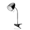 Lampada Da Tavolo Nera Per Lampadine Led E27 Con Clip Aigostar