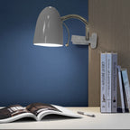 Lampada Da Tavolo Bianca Per Lampadine Led E27 Con Clip Aigostar