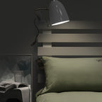 Lampada Da Tavolo Bianca Per Lampadine Led E27 Con Clip Aigostar