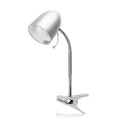 Lampada Da Tavolo Argento Per Lampadine Led E27 Con Clip Aigostar