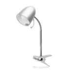 Lampada Da Tavolo Argento Per Lampadine Led E27 Con Clip Aigostar