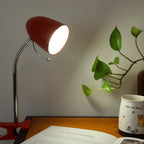 Lampada Da Tavolo Rossa Per Lampadine Led E27 Con Clip Aigostar