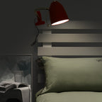 Lampada Da Tavolo Rossa Per Lampadine Led E27 Con Clip Aigostar