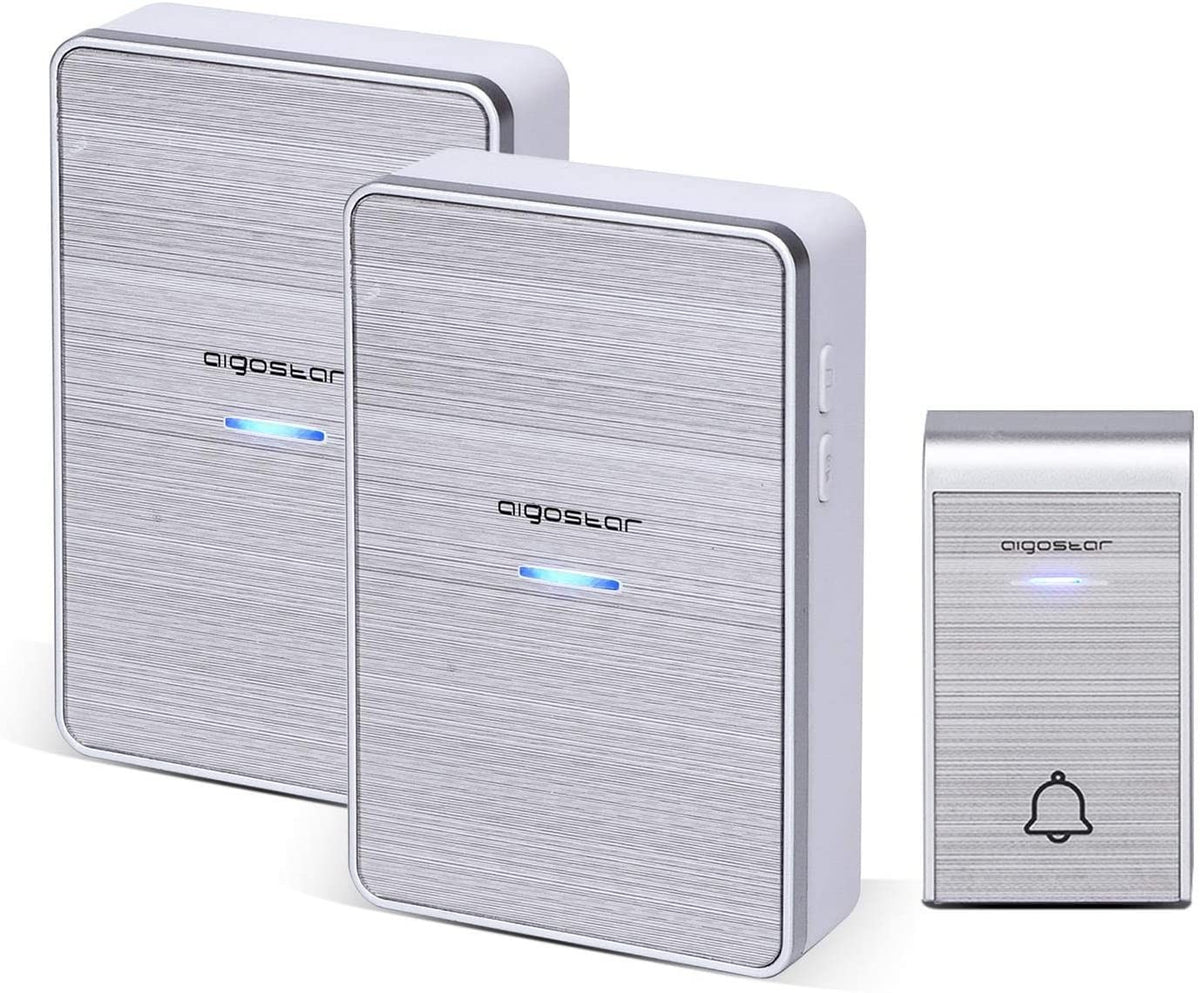 Campanello Senza Fili Wireless Impermeabile IP44 da Esterno Aigostar